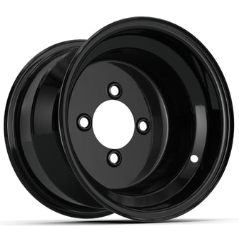 10" Black Steel Wheel (3:4 Offset)