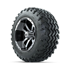 GTW Storm Trooper Machined/Black 12 in Wheels with 22x11.00-12 Rogue All Terrain Tires – Full Set