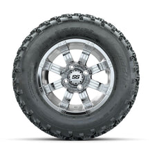 GTW Tempest Chrome 12 in Wheels with 23x10.00-12 Rogue All Terrain Tires – Full Set