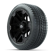 GTW Graffiti Gloss Black 14 in Wheels with 205/30-14 Fusion Street Tires  Full Set