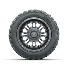 GTW Volt Gunmetal/Machined 12 in Wheels with 22x11-R12 Nomad All Terrain Tires – Full Set