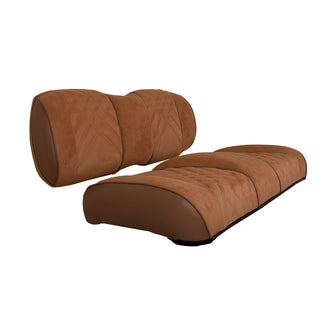 Premium RedDot Honey Suede Front Seat Assemblies for EZGO TXT