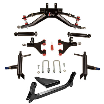 4” GTW Double A-Arm Lift Kit for Yamaha G29/Drive & Drive2 with Solid/Fixed Rear Axle