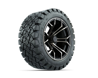 GTW Spyder Bronze/Matte Black 14 in Wheels with 22x10-14 GTW Timberwolf All-Terrain Tires  Full Set