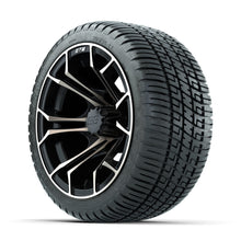 GTW Spyder Bronze/Matte Black 12 in Wheels with 205/30-12 Fusion Street Tires  Full Set