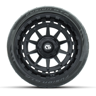 GTW Barricade Gloss Black 15 in Wheels with 23x10-R15 Nomad Steel Belted Radial All-Terrain Tires  Full Set