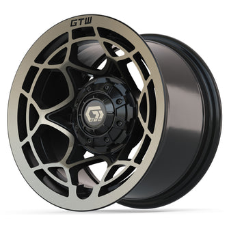 12" GTW Nexus Gloss Black with Satin Bronze Face Wheel