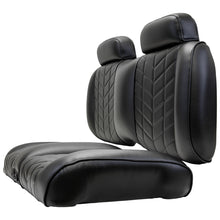 MadJax Aviator Club Car Precedent/Tempo/Onward Black Front Seat Cushions with Thermaflex (Years 2012-Up)