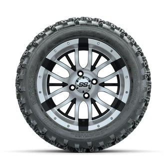 GTW Diesel Machined/Black 14 in Wheels with 23x10.00-14 Rogue All Terrain Tires  Full Set