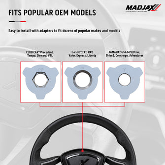 MadJax Cruise Steering Wheel with All-in-One Adapter Bundle