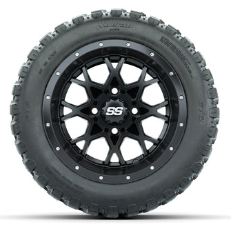 Set of (4) 12 in GTW Vortex Wheels with 20x10-R12 GTW Nomad All-Terrain Tires