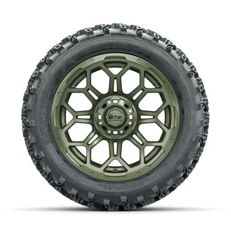 GTW Bravo Matte Recon Green 14 in Wheels with 23x10.00-14 Rogue All Terrain Tires – Full Set