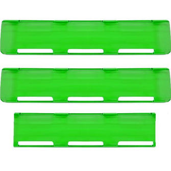 24ù Green Single Row LED Light Bar Cover Pack