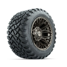 Set of (4) 12 in GTW Stellar Matte Bronze Wheels with 22x11-R12 Nomad All-Terrain Tires