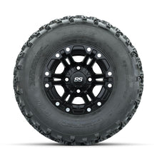 GTW Specter Matte Black 10 in Wheels with 22x11.00-10 Rogue All Terrain Tires – Full Set