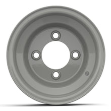 8" Club Car Grey Steel Wheel (Centered)