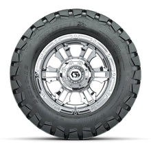 GTW® Shogun Chrome 12 in Wheels with 22x10-12 Timberwolf All-Terrain Tires – Full Set