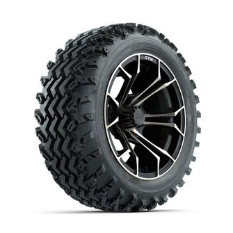 GTW Spyder Bronze/Matte Black 14 in Wheels with 23x10.00-14 Rogue All Terrain Tires  Full Set