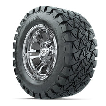 GTW® Shogun Chrome 12 in Wheels with 22x10-12 Timberwolf All-Terrain Tires – Full Set