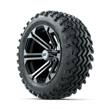 GTW Specter Machined/Black 14 in Wheels with 23x10.00-14 Rogue All Terrain Tires  Full Set