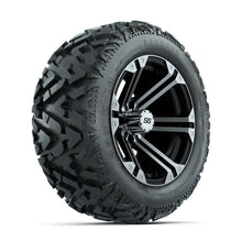 14ù GTW Specter Black and Machined Wheels with 23ù Barrage Mud Tires  Set of 4