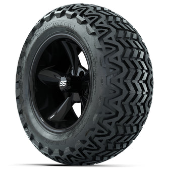 Set of (4) 14 in GTW Godfather Wheels with 23x10-14 GTW Predator All-Terrain Tires