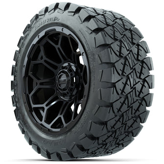 Set of (4) 14 in GTW Bravo Wheels with 22x10-14 GTW Timberwolf All-Terrain Tires