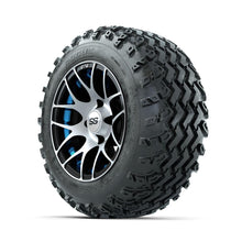 GTW Pursuit Blue 12 in Wheels with 22x11.00-12 Rogue All Terrain Tires – Full Set