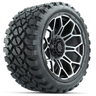 Set of (4) 15" GTW Bravo Matte Gray Wheels with 23x10-R15 Nomad All-Terrain Tires