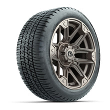 GTW Graffiti Satin Bronze 14 in Wheels with 205/30-14 Fusion Street Tires  Full Set