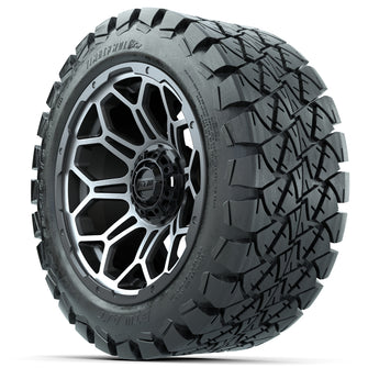 Set of (4) 14 in GTW Bravo Wheels with 22x10-14 GTW Timberwolf All-Terrain Tires