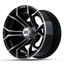 GTW Spyder Black with Machined Accent Wheel - 12 Inch