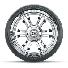 GTW Shogun Chrome 15 in Wheels with 23x10-R15 Nomad Steel Belted Radial All-Terrain Tires  Full Set