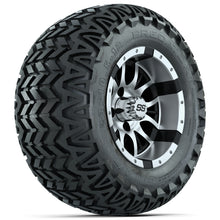 Set of (4) 12 in GTW Diesel Wheels with 23x10.5-12 GTW Predator All-Terrain Tires