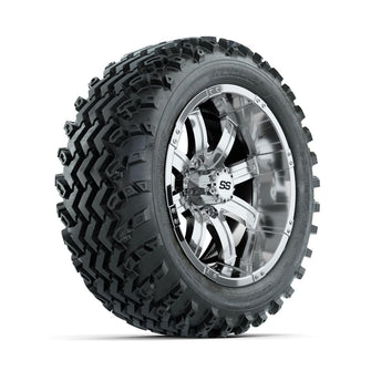 GTW Tempest Chrome 14 in Wheels with 23x10.00-14 Rogue All Terrain Tires – Full Set