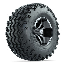 12ù GTW Pursuit Black/Machined Wheels with Predator All-Terrain Tires  Set of 4