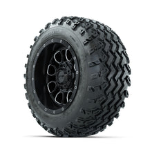 GTW Volt Machined/Black 12 in Wheels with 22x11.00-12 Rogue All Terrain Tires  Full Set