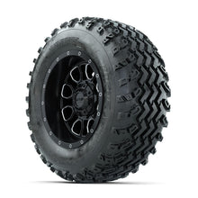 GTW Volt Machined/Black 12 in Wheels with 23x10.00-12 Rogue All Terrain Tires – Full Set