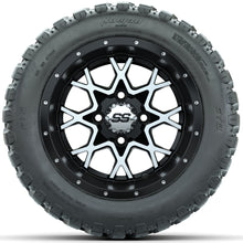 Set of (4) 12 in GTW Vortex Wheels with 20x10-R12 GTW Nomad All-Terrain Tires