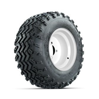 GTW Steel White 10 in Wheels with 20x10.00-10 Rogue All Terrain Tires  Full Set