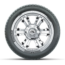 GTW Shogun Chrome 14 in Wheels with 205/30-14 Fusion Street Tires  Full Set