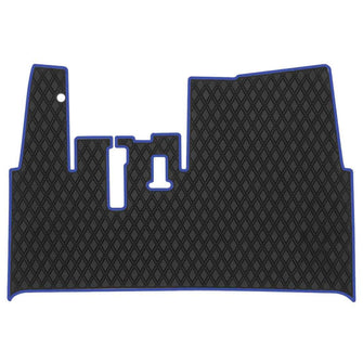 Xtreme Floor Mats for Yamaha UMAX Rally / Drive2 QuieTech EFI 2007-Up - Black/Blue