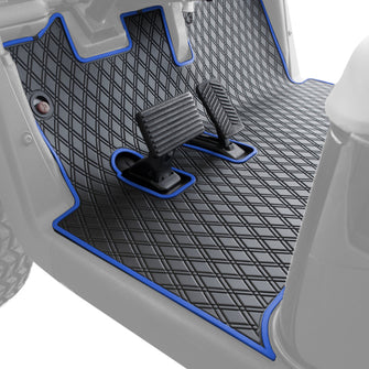 Xtreme Floor Mats for EZGO RXV (08-22) / 2Five (09+) / Western - Black/Blue