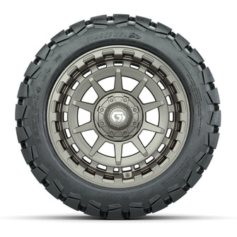 GTW Barricade Satin Bronze 14 in Wheels with 22x10-14 Timberwolf All-Terrain Tires  Full Set