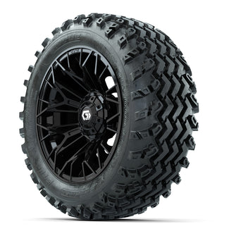 GTW Stellar Black 14 in Wheels with 23x10.00-14 Rogue All Terrain Tires  Full Set