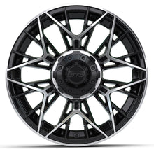 14″ GTW® Stellar Black with Machined Accents Wheel