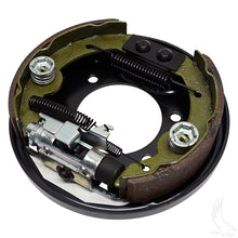 Brake Assembly, Driver's Side with Brake Shoes, E-Z-Go