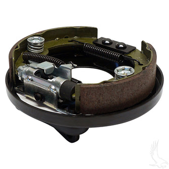 Brake Assembly, Driver's Side with Brake Shoes, E-Z-Go