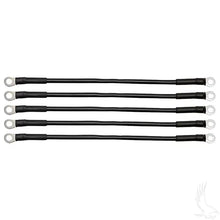 Battery Cable SET, Includes (5) 12" 6 gauge, Club Car 36V 81+, Yamaha G2/G8/G9 36V 85-94 Redhawk 