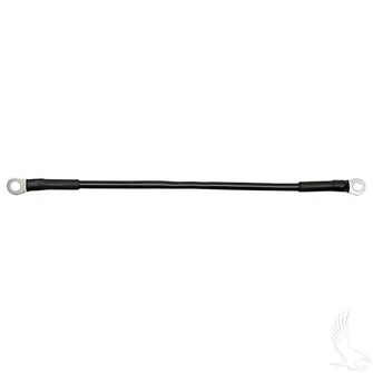 Battery Cable, 12" 6 gauge black Redhawk 